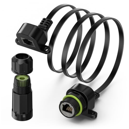 Flat window cable - flat, through