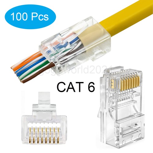 100pcs rj45 pass - 100pcs,